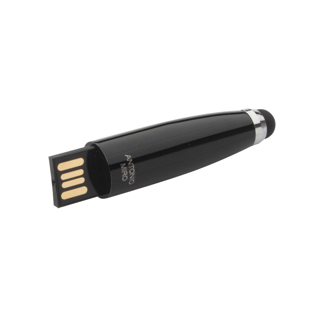 maak je geïrriteerd Vesting Smaak Antonio Miro USB Stylus Touch Ball Pen LATREX. 32GB Inside, Black Ink